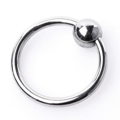 Steel Glans Ring With Ball